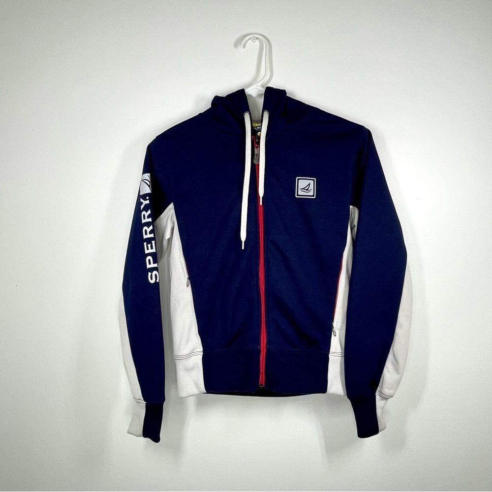 Unisex Sperry Top Sider Zip-up Hoodie Size XS